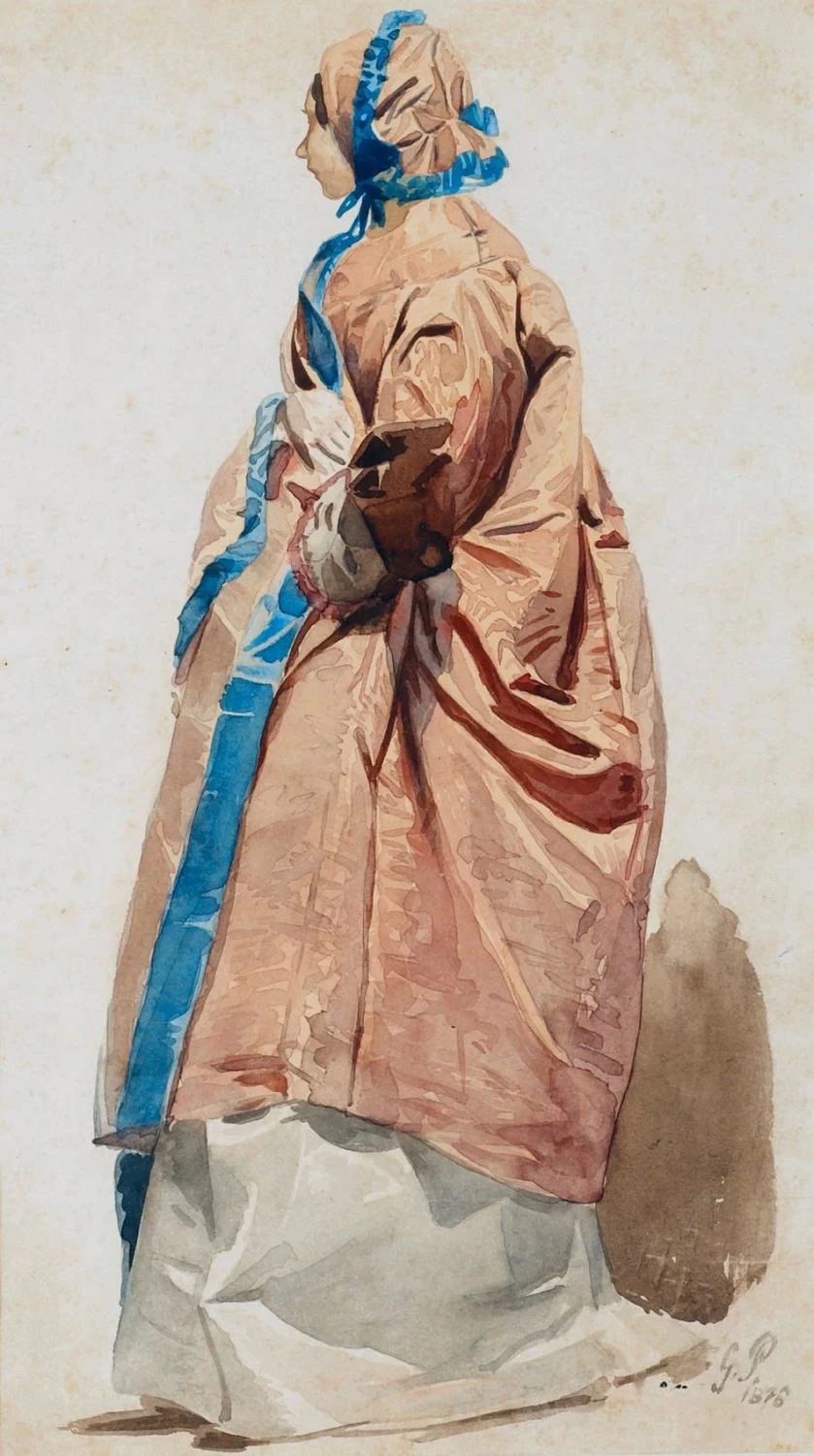 Studio di figura in costume antico 2